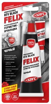 Герметик-прокладка проф. нейтрал. FELIX (черный) 85г