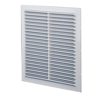 Решетка вентиляционная с москитной сеткой П1724С (170х240х8 мм) Эвент
