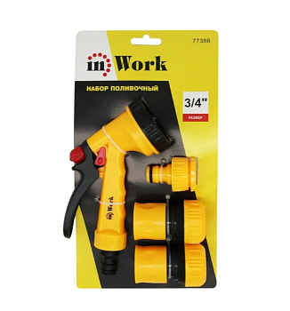 Набор поливочный 3/4, inWork																														