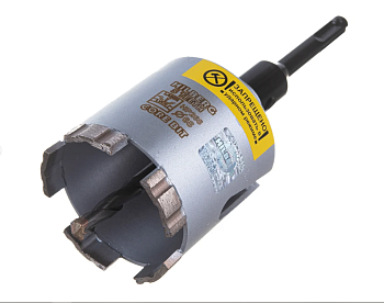 Коронка алмазная по бетону 68мм Hilberg Lazer Five Teeth