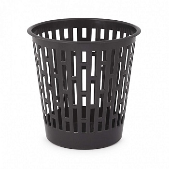 Корзина для мусора 9л Эконом М8217 черная Альтернатива