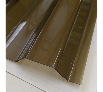 Поликарбонат монолитный 2,00х1,05 бронза 0,8мм