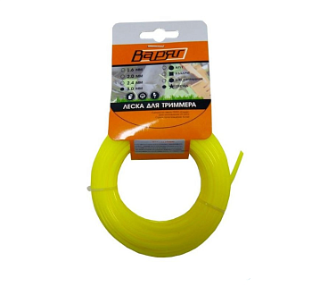 Леска для триммера 1,6ммх15м звезда ВАРЯГ