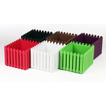 Кашпо для цветов пластиковый  Лардо , 30х36х42 см