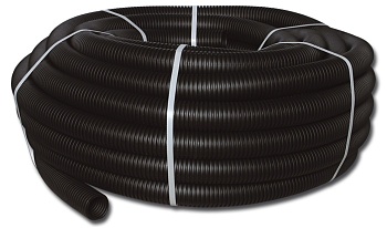 Гофра-шланг-М д.40  1/30м черный