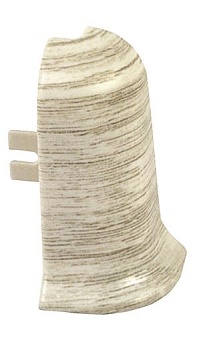 Угол наружн. для плинтуса пвх рико лео 127 Тополь Канадский (2шт/уп)