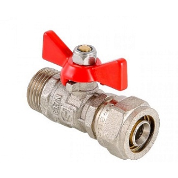 Кран с цангой 16х1/2ц/ш