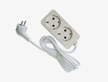 Удлинитель 1,5м 2гн с заземл. 10А IP20 ПВС 2*1 2,2кВт Союз