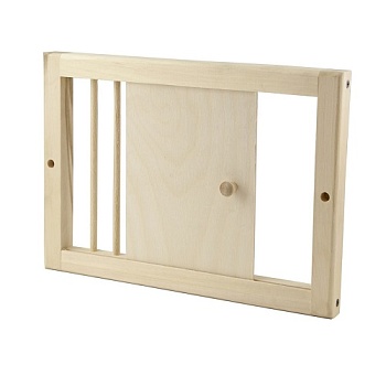 Вентиляционная решетка с задвижк. 38*25 Банная линия