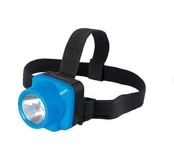 Фонарик налобный Ultra-Flash 5375 голубой