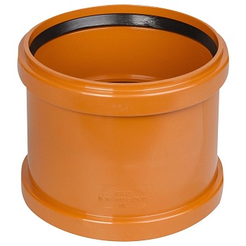 Муфта ПНД  Д160 рыжая