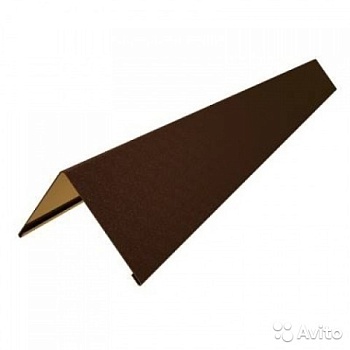 Конек 150х150 RAL8017  2м гранит