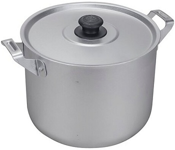 Кастрюля 14045 КЛАССИКА 4,5л 2 ручки, крышка, алюм