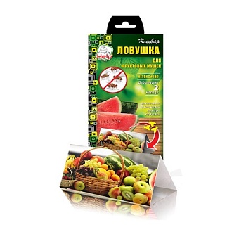 Клеевая ловушка HELP для ФРУКТОВОЙ МУШКИ, 2 шт