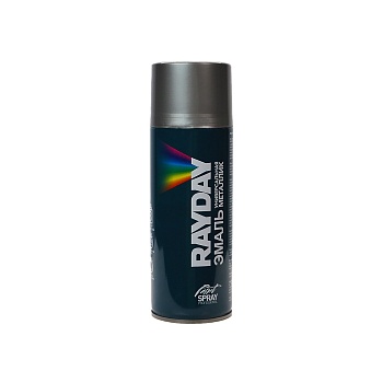 Краска аэрозольная металлик Rayday RD-014, 520 мл, алюминий