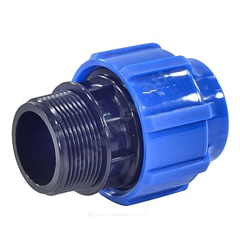 Муфта ПЭ компрес.НР 63*2" РосТурПласт