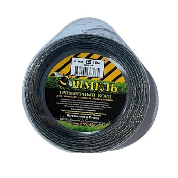Леска для триммера 2,0ммх15м звезда