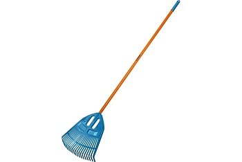 Грабли GRINDA PP-40 FIBER,500*50*1680мм,23зуба, фибергл.черенок ударопрочный