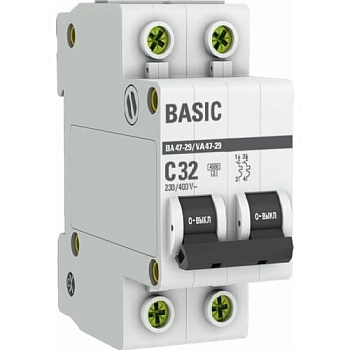 Автомат.выкл. мод.1п 32А 4,5кА EKF