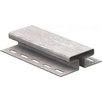 Планка соединительная 3,05м для сайдинга ТимберБлок, Дуб Серебристый, Ю-Пласт