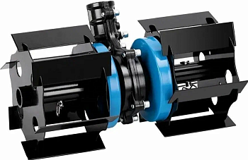 Насадка-культиватор для бензотриммера (д.26мм 9Т) ножи 10мм