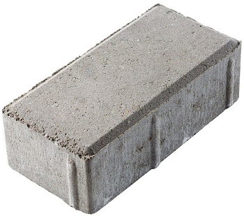 Плитка тротуарная 100*200*60 серая (1м2-50шт)