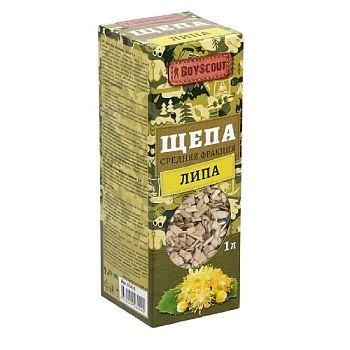 Щепа для копчения Липа 1литр 61415