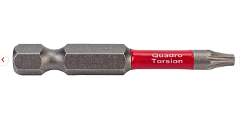 Бита Torx1/4 40-50мм Quadro Torsion