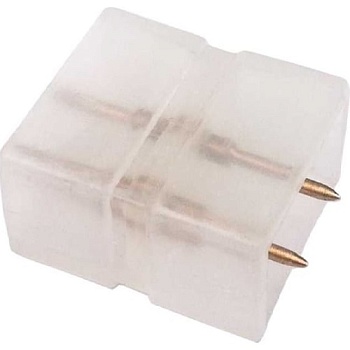 Коннектор д/диод.ленты бел.2конт. JazzWay