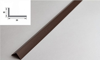 Угол ПВХ 20*10мм 2,7м цвет 11