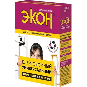 Клей обойн. ЭКОН универс.200г Хенкель