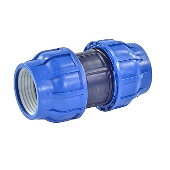 Муфта ПЭ компрес. соединительная 50*50 ц/ц