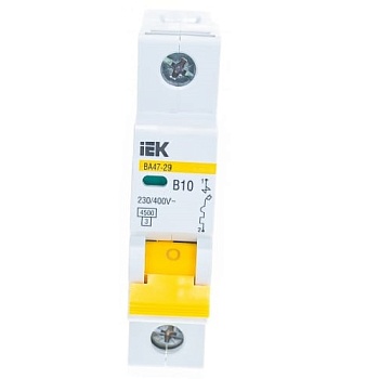 Автомат.выкл. мод.1п 10А 4,5кА IEK
