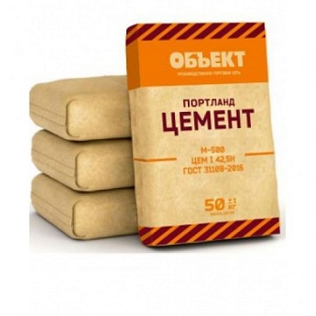 Цемент М500  ЦЕМ I-42,5 ОПТ 1шт (син.мешки)