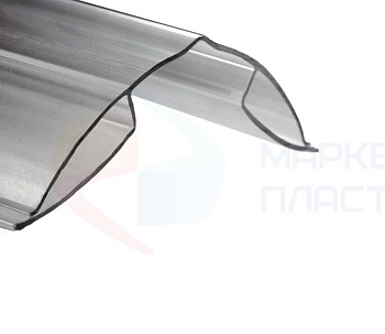 Профиль ПВХ конек 8-10мм х 6м для поликарб.