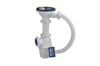 Сифон 3 1/2 40 с переливом (Эконом)