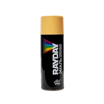 Краска аэрозольная акриловая Rayday RD-061, глянцевая, 520 мл, RAL 1018, желтая