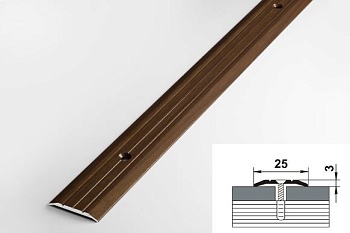 Порог стык ПС 01 Венге 1,35м Н25 094