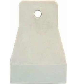 Шпатель 100мм резиновый белый 