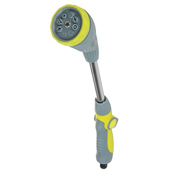 Пистолет штанга для полива,8 режимлов, регул.давления ABS-TPR+