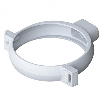 Хомут трубы ф 95мм ПВХ белый "Альта-Профиль"