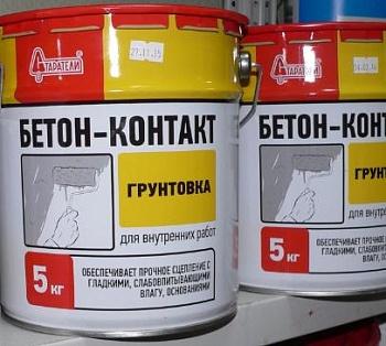 Грунтовка бетон-контакт 5кг Старатели