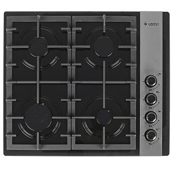 Газовая панель GEFEST СГ СВН 2230 К23 черный/нержавейка