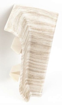 Угол внутр. для плинтуса пвх рико лео 112 Ясень серый  (2шт/уп)