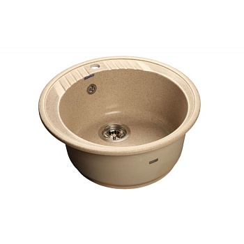 Мойка комп. 480*420 GRANFEST RONDO GF-R520 Песочный