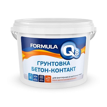 Грунтовка бетон-контакт Formula Q8, 12 кг