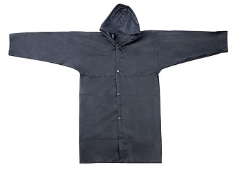 Дождевик-Плащ на кнопках Ecos, размер M, темно-синий