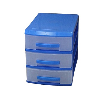 Комод-мини 3секции для инструментов пластик