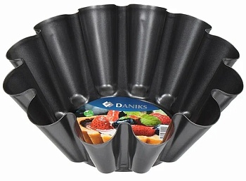 Форма для выпечки с антипригарным покрытием Daniks KB18525 круглая, 22.5х8 см