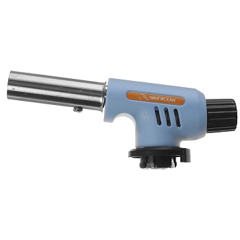 Горелка газ. с пьезорозжигом,ЧИНГИСХАН  цанговый захват, широкое cопло; 15,3х4,5х7,2см